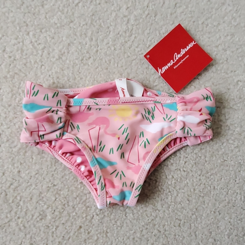NWT Hanna Andersson Girls Reversible swim bottom